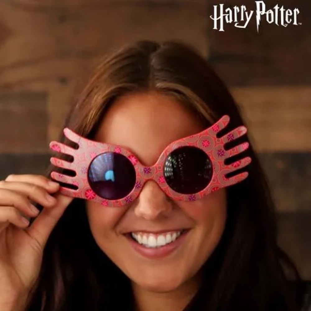 Harry Potter Luna Lovegood Spectra Specs Halloween Costume - Picture 2 of 10